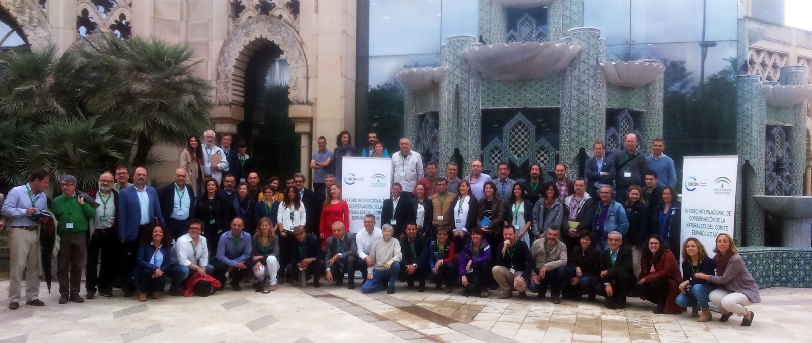 Membros da UICN no XII Foro Internacional de Conservación celebrado en Sevilla no 2016