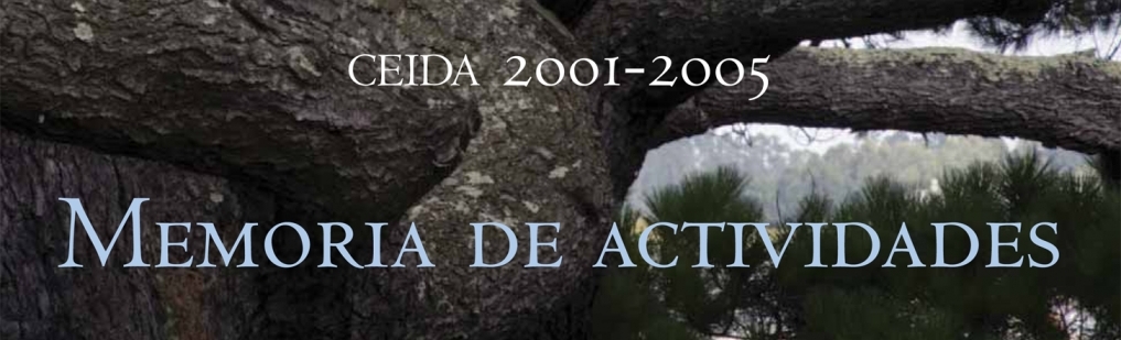 Memoria de actividades 2001-2005 CEIDA