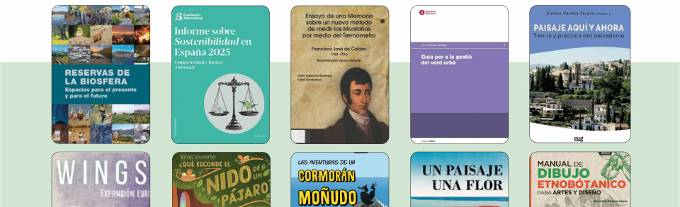 Novedades bibliográficas de la biblioteca y Centro de Documentación Ambiental