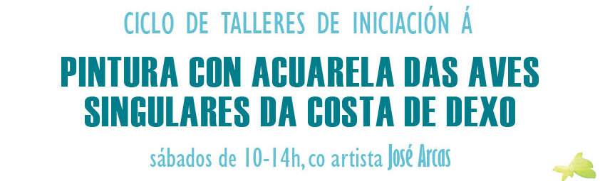 Ciclo de Talleres de Iniciación á Pintura con Acuarela das Aves singulares da Costa de Dexo