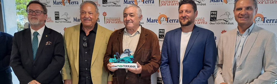 El director del CEIDA, Carlos Vales, recibe el Premio Ones Mediterrània 2026 por toda una vida dedicada a la defensa del medio ambiente